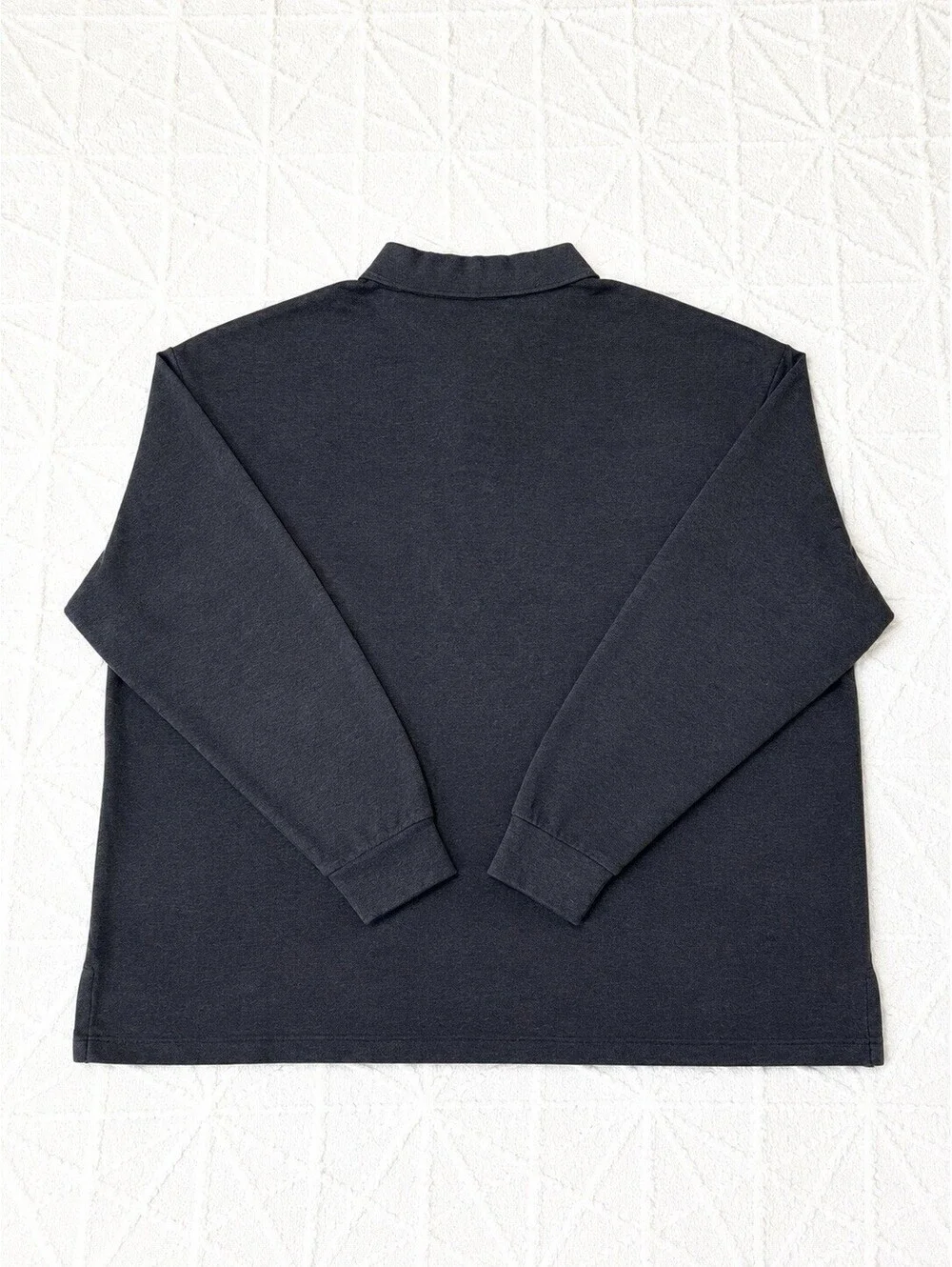 Polo Ralph Lauren 2XB Big Tall Long Sleeve Polo Shirt Charcoal Gray Cotton